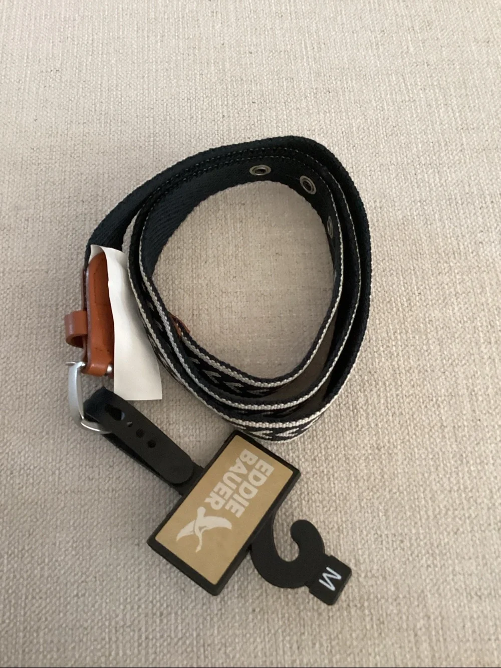 Eddie Bauer Women's Cascade Belt, Navy, size medium, NWT